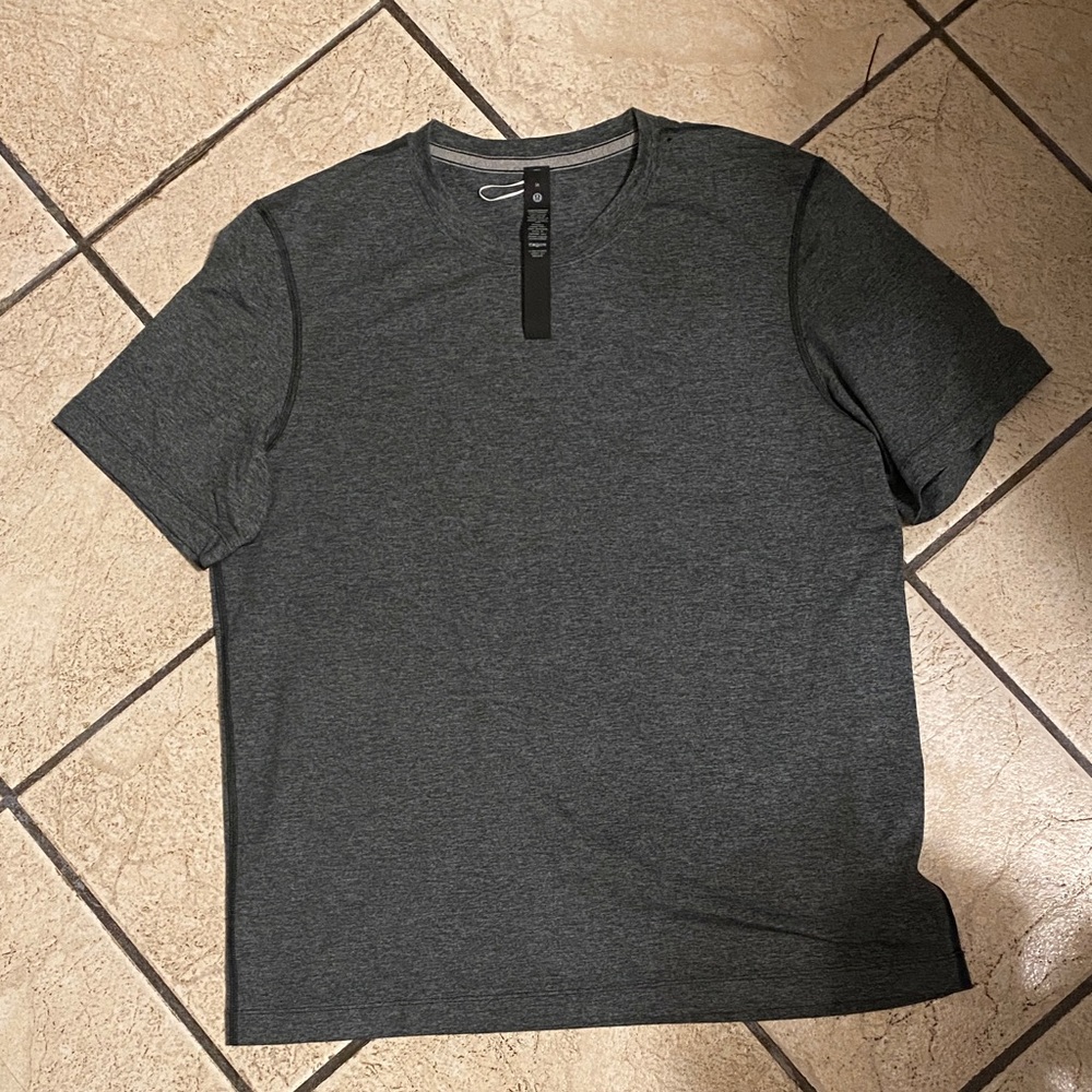 lululemon athletica Charcoal Short Sleeve Tee